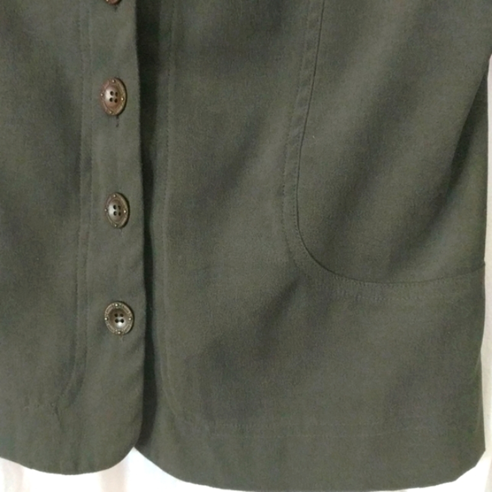 Requirements Boyfried Sage Green Basic Fall Blazer - image 3